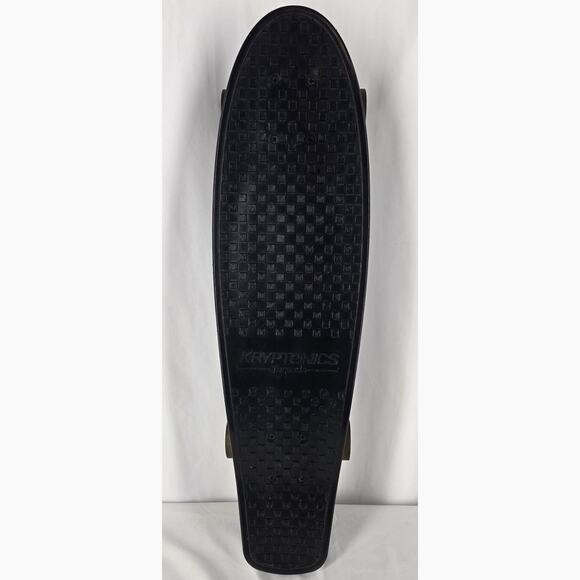 KRYPTONICS VINTAGE 1965 TORPEDO BLACK BLOCK GRID DESIGN PENNY CRUISER SKATEBOARD - Picture 5 of 10
